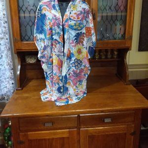 Ladies Floral Kimono